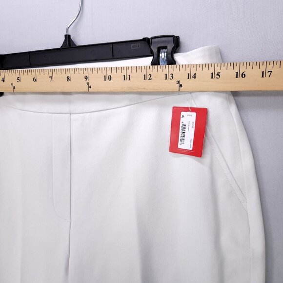 Spanx Cropped Flare Pants Stretch Waist On The Go Shaping Silver Lining Large - Picture 9 of 16